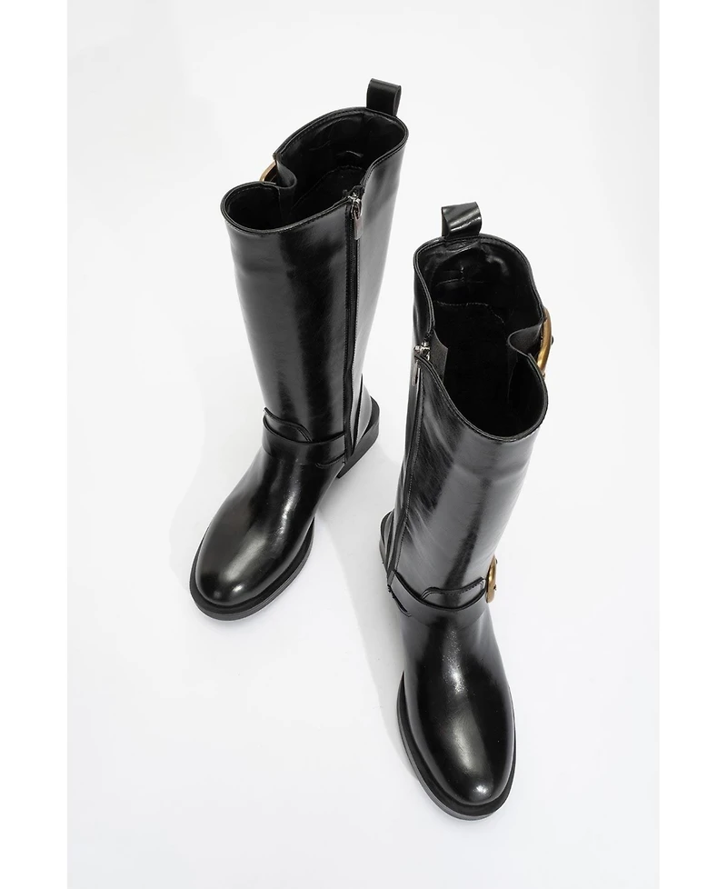 Prologue Shoes Grand Buckled Boot (Women)