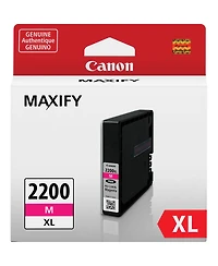 Canon Pgi-2200 Xl Magenta Pigment Ink Tank for for iB4020, iB4120, MB5020, MB5120, MB5320, MB5420 Maxify Series Printers, 3-Pack