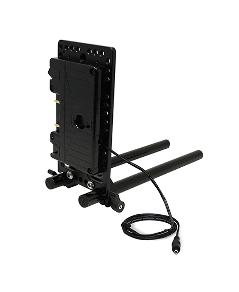 Core Swx 15mm Rail Mount Cheese Plate with 3-Stud Battery Plate and 18" Regulated 8V Cable for Canon C100/C100MK2