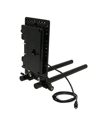 Core Swx 15mm Rail Mount Cheese Plate with 3-Stud Battery Plate and 18" Regulated 8V Cable for Canon C100/C100MK2