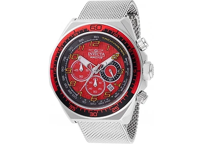 Invicta Men's 47900 Invicta Racing Quartz Chronograph Black, Red Dial Watch