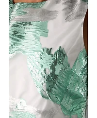 Coast Women's Jacquard Fit And Flare Midi Dress