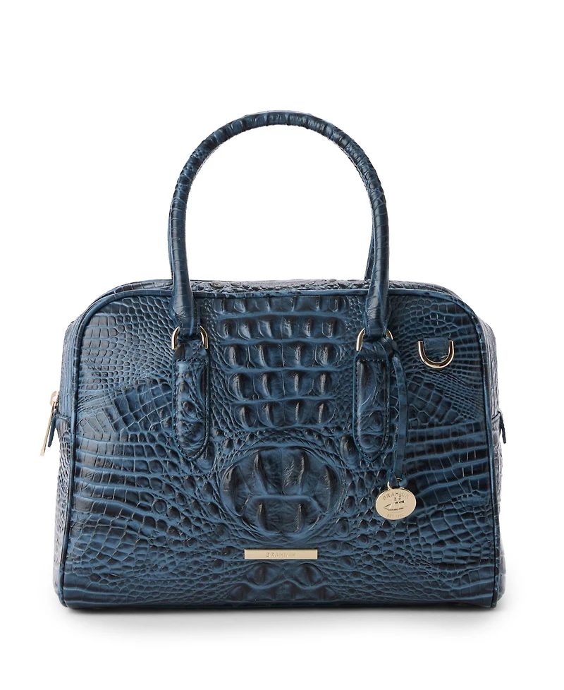 Brahmin Marissa Small Alden Road Leather Satchel Bag