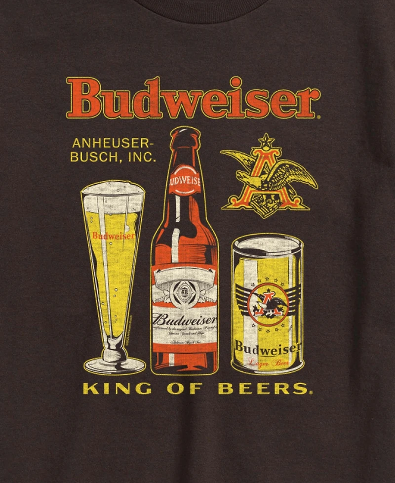 Airwaves Men's Budweiser Core Short Sleeve T-Shirt
