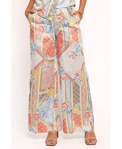 Petal and Pup Women's Charly Wide Leg Pant - Bel Air Rose