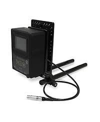 Core Swx 15mm Rail Mount Cheese Plate with 3-Stud Battery Plate and 10" 2-Pin Coil Cable for Red Komodo