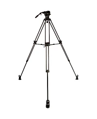 Ikan E-Image GA752 3-Section Aluminum Tripod with GH10 Fluid Video Head and GS01 Mid-Level Spreader