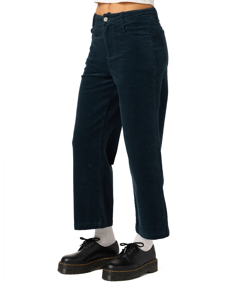 O'Neill Juniors' Langford Corduroy Mid-Rise Pants