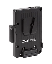 Wooden Camera Wc Pro Gold Mount Camera Side to V-Mount Battery Side Adapter, 3x D-Tap and Digital Fuse