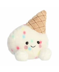 Aurora Mini Sprinkle Ice Cream Palm Pals Adorable Plush Toy White 5"