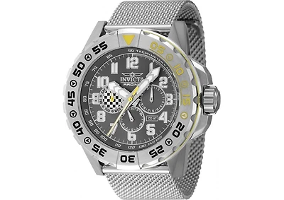 Invicta Unisex 47214 Invicta Racing Quartz Chronograph Black Dial Watch