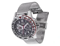 Invicta Unisex 47213 Invicta Racing Quartz Chronograph Grey, Gunmetal Dial Watch