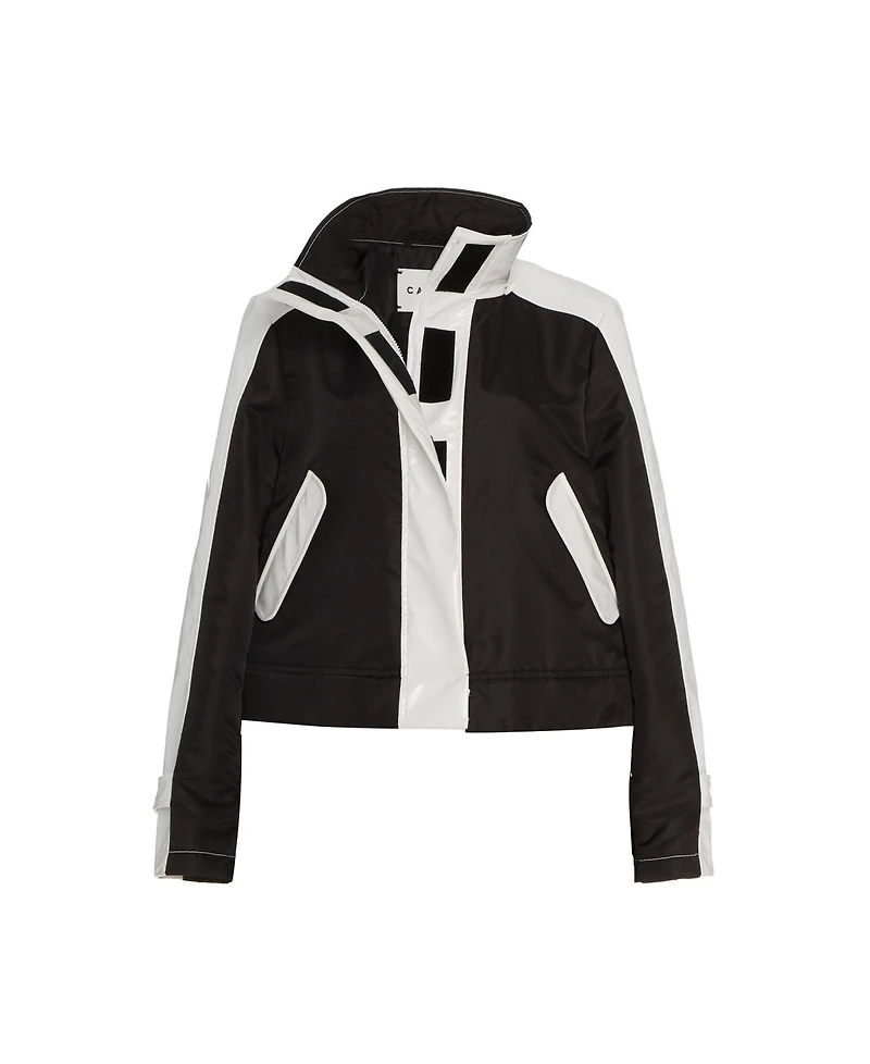 Caalo Women's Water-resistant Convertible Sustainable Raincoat