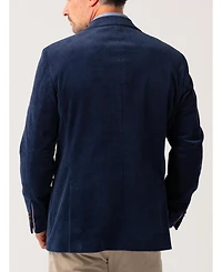 Koy Clothing Men's Blue Corduroy Blazer