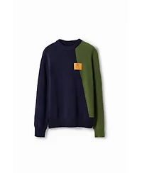 Desigual Men's Two-tone combination jumper
