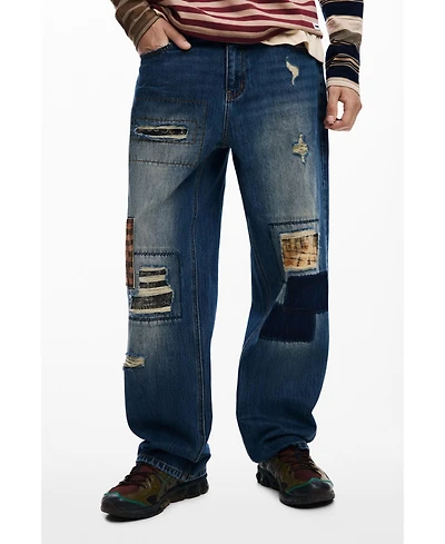 Desigual Men's Patch denim trousers