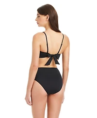 Sanctuary Midnight Breeze Embroidered Bandeau Swim Bra