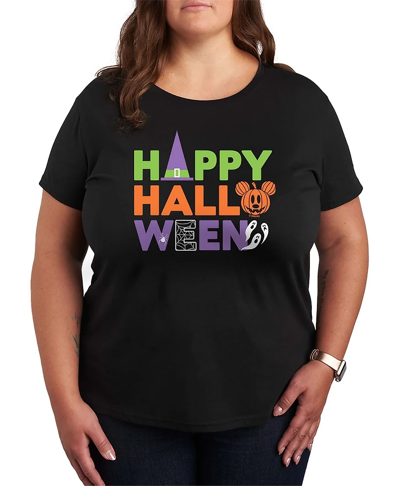 Disney Happy Halloween Women's Short Sleeve Graphic T-shirts