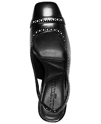Karl Lagerfeld Paris Women's Siofra Square Toe Heels