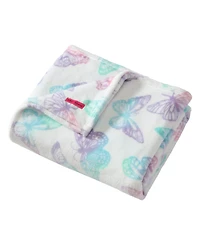 Betsey Johnson Micro Flannel Fleece Printed Blanket, 70" x 50"