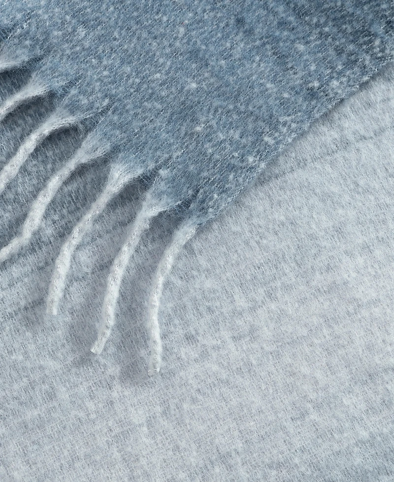 Kenneth Cole New York Faux Fur Mohair Throw Blanket, 70" x 50"