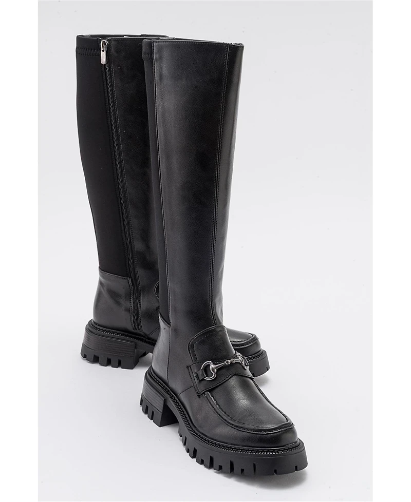 Prologue Shoes Chapel Buckle Stretch Boot (Women)