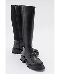 Prologue Shoes Chapel Buckle Stretch Boot (Women)