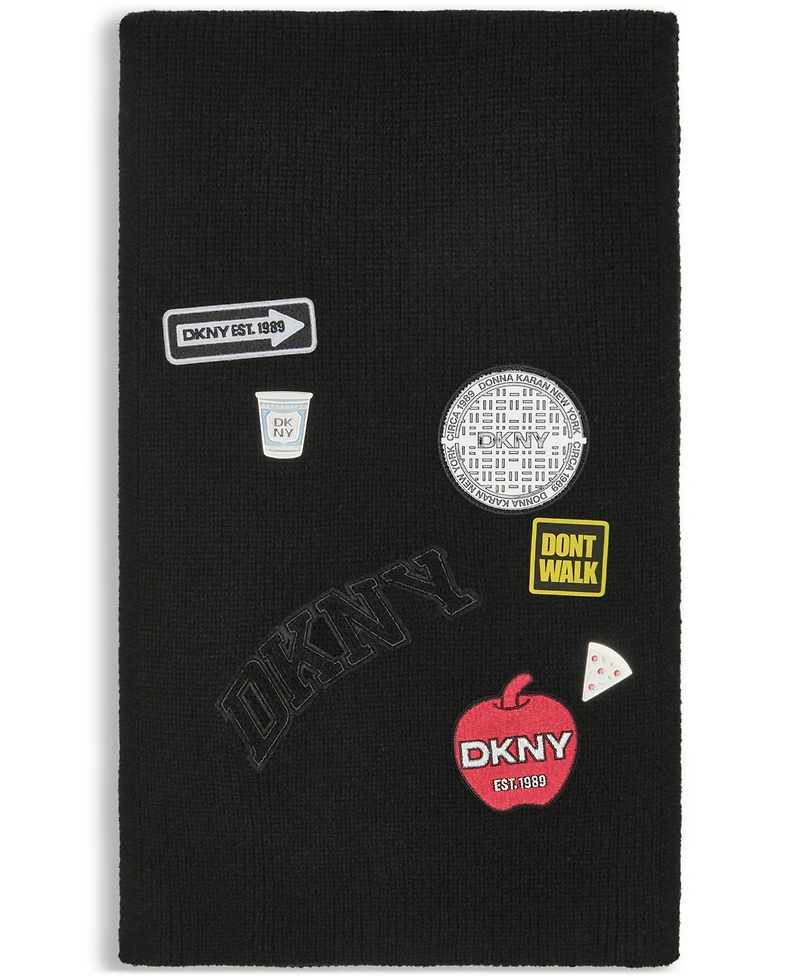 Dkny Women's Nyc Patches Scarf