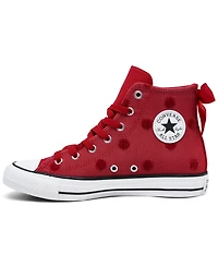 Converse Big Girls Chuck Taylor All Star Bows High Top Casual Sneakers from Finish Line