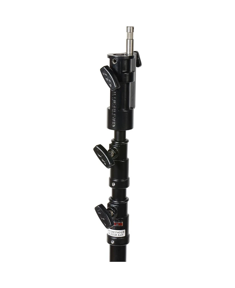 Matthews 4-Section Aluminum Combo Stand, 25lbs Capacity, 124" Maximum Height, 48" Minimum Height, Black