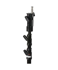 Matthews 4-Section Aluminum Combo Stand, 25lbs Capacity, 124" Maximum Height, 48" Minimum Height, Black