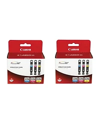 Canon 2 Pack Cli-226 Cyan/Magenta/Yellow Ink Cartridges for Select Pixma iP, iX, Mg, Mx Series Printers, 3 Pack