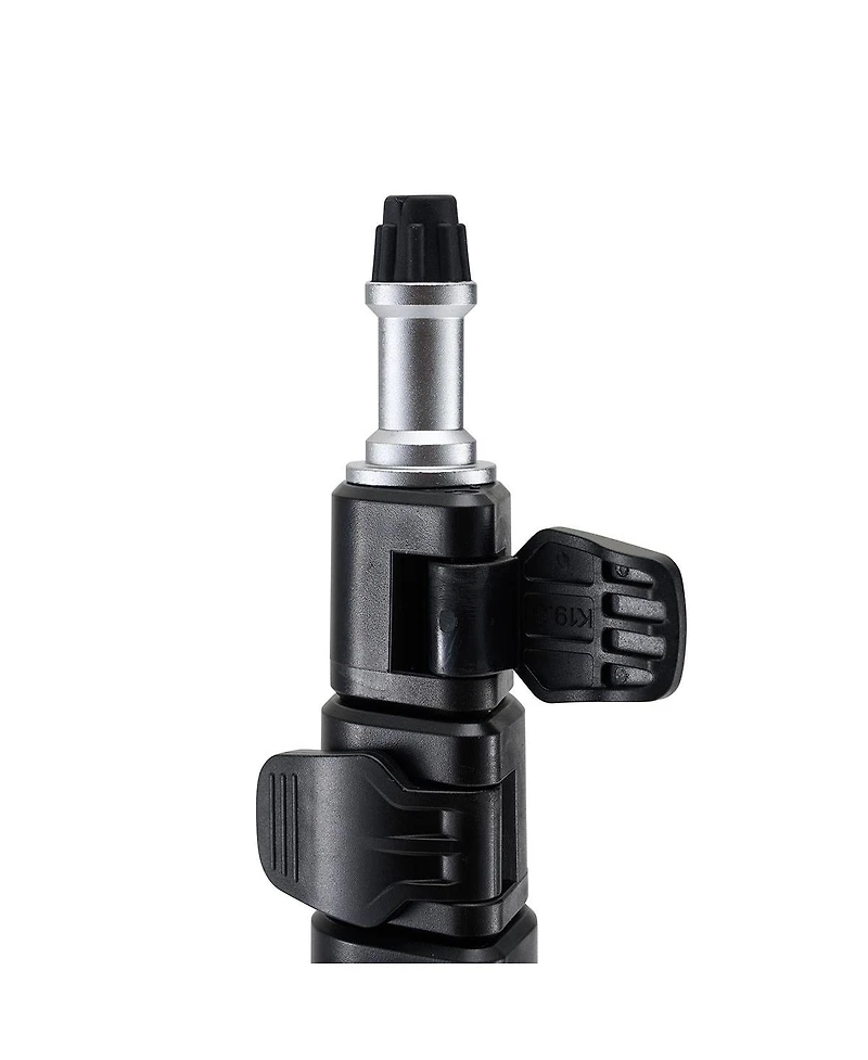 amaran 6.5' 3-Section Aluminum Light Stand, Black