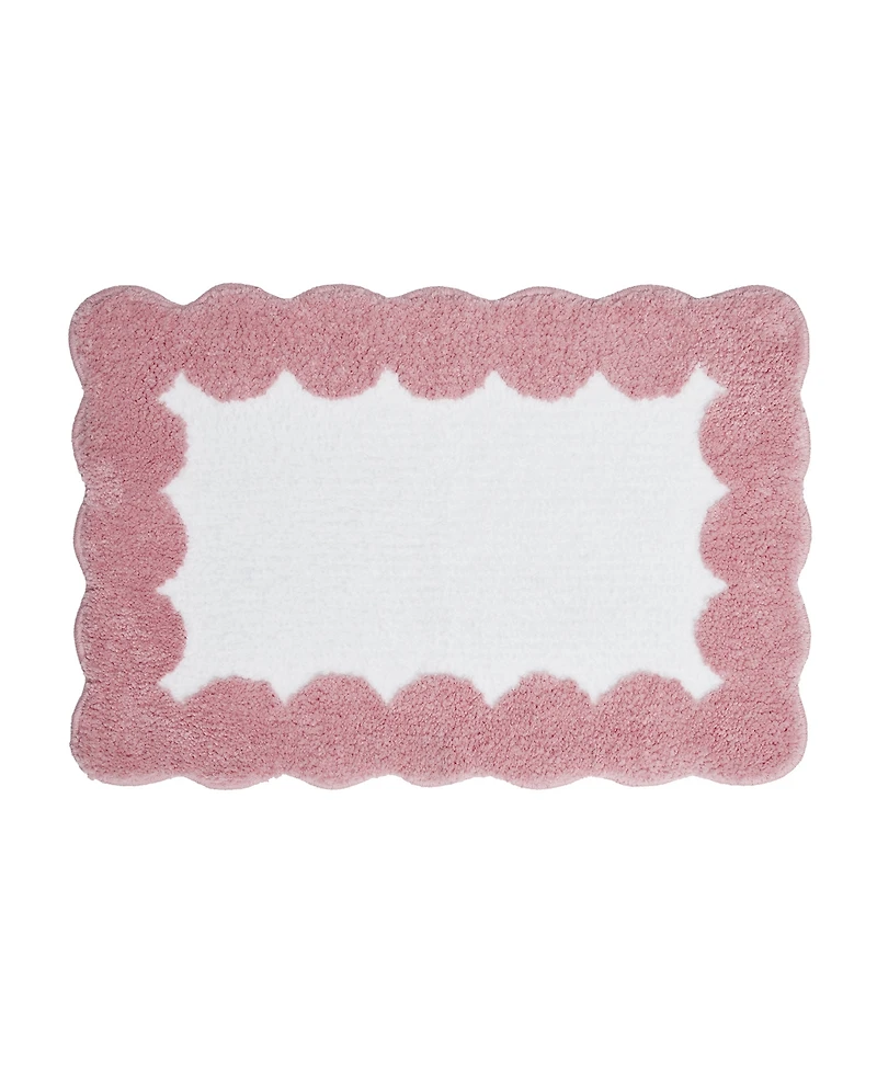 Vcny Home Dotted Edge Tufted Bath Rug, 18" x 27"