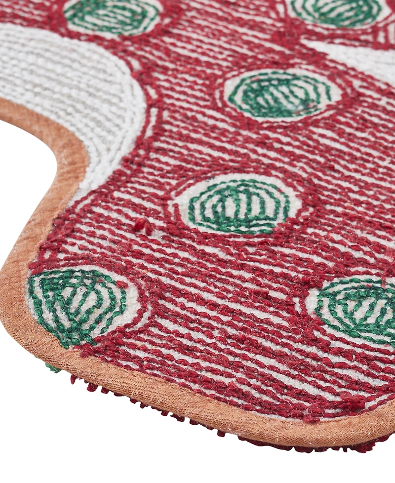 Vcny Home Reindeer Holiday Bath Rug Set, 2 Count