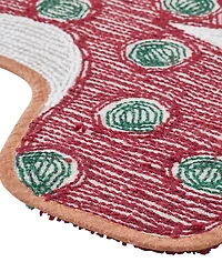 Vcny Home Reindeer Holiday Bath Rug Set, 2 Count