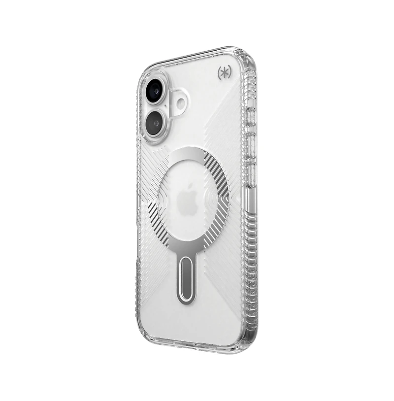 Speck Presidio Perfect Clear Grip Case with ClickLock for Apple iPhone 16