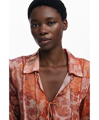 Desigual Women's Chiffon T-shirt with bows