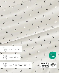 ienjoy Home Holiday Pattern 3-Pc. Sheet Set, Twin