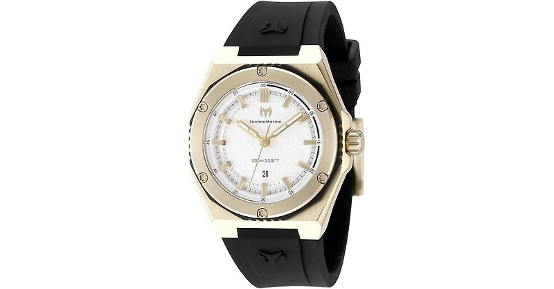 Technomarine Women's Tm-416057 Coral Quartz Silver Dial Watch