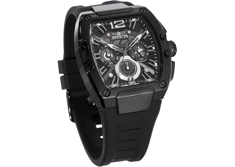 Invicta Men's 48476 Invicta Racing Quartz Chronograph Black Dial Watch
