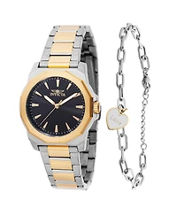 Invicta Women's 48578 Speedway Quartz 3 Hand Black Dial Watch