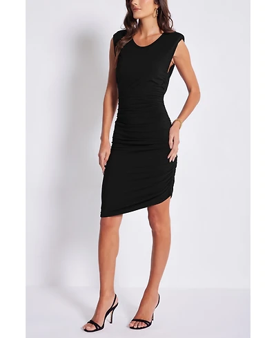 Bishop + Young Women's Alex Side Ruched Midi Dress