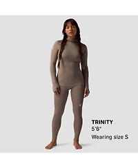 Backcountry Women's Pines Microgrid Ultra-Lt Baselayer Balaclava Top Lightweight Long Underwear Tops
