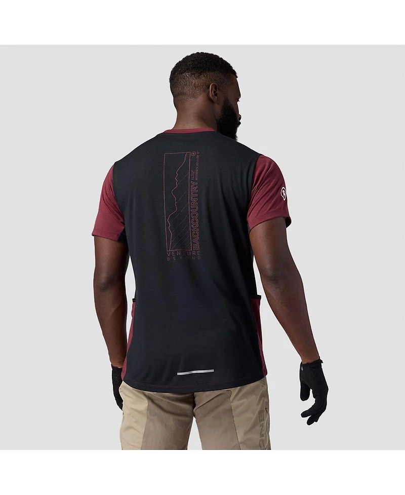 Backcountry Men's Slickrock Drirelease Tech T-Shirt Mountain Bike Jerseys Short Sleeve