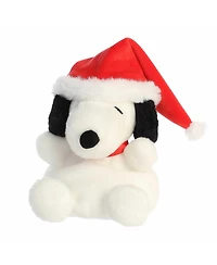 Aurora Mini Santa Snoopy Palm Pals Peanuts Festive Plush Toy White 5"