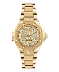 Philipp Plein Women's Gold Tone Stainless Steel Watch, 33mm