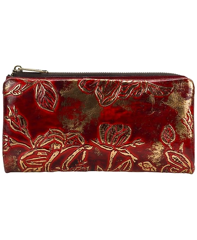Patricia Nash Prassa Bark Leaves Textured Wallet