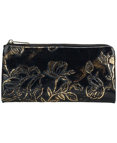 Patricia Nash Prassa Bark Leaves Textured Wallet