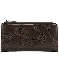 Patricia Nash Prassa Bark Leaves Textured Wallet